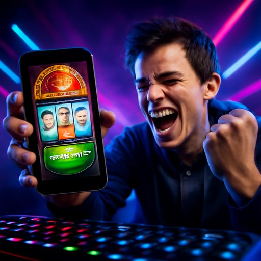 casino game registration screen on phone
